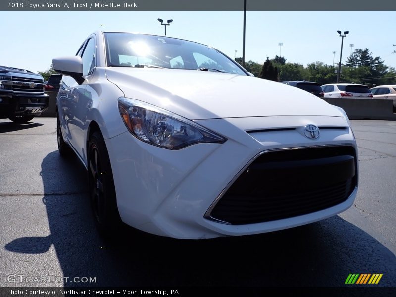 Frost / Mid-Blue Black 2018 Toyota Yaris iA