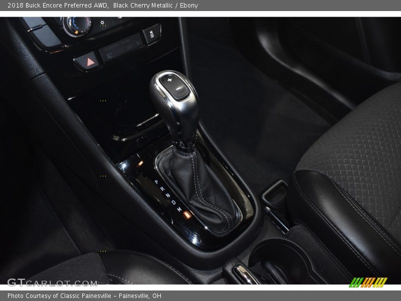 Black Cherry Metallic / Ebony 2018 Buick Encore Preferred AWD