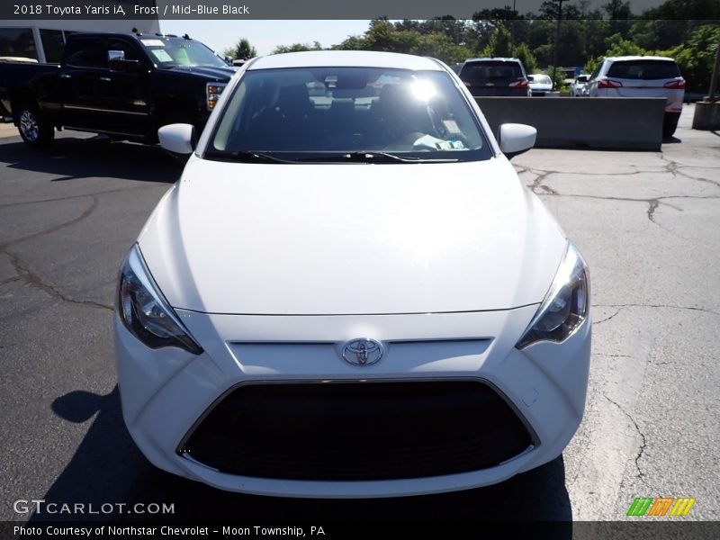 Frost / Mid-Blue Black 2018 Toyota Yaris iA