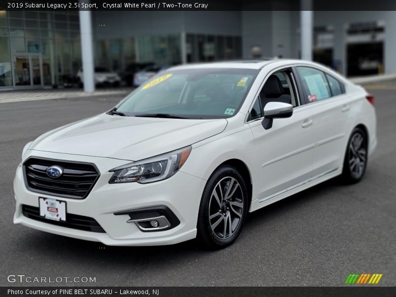 Crystal White Pearl / Two-Tone Gray 2019 Subaru Legacy 2.5i Sport