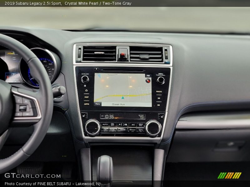 Crystal White Pearl / Two-Tone Gray 2019 Subaru Legacy 2.5i Sport