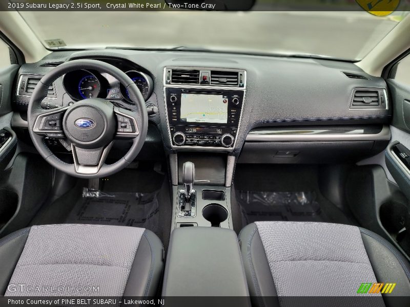 Crystal White Pearl / Two-Tone Gray 2019 Subaru Legacy 2.5i Sport