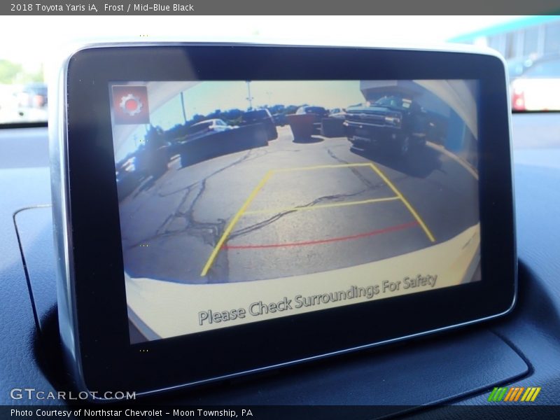 Frost / Mid-Blue Black 2018 Toyota Yaris iA