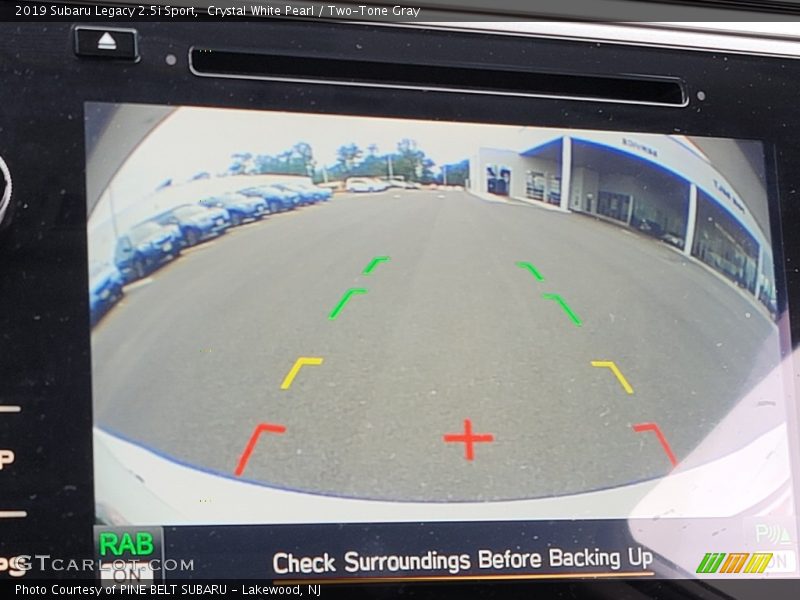 Crystal White Pearl / Two-Tone Gray 2019 Subaru Legacy 2.5i Sport