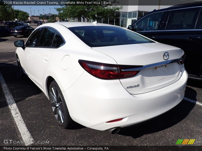 Snowflake White Pearl Mica / Black 2018 Mazda Mazda6 Grand Touring