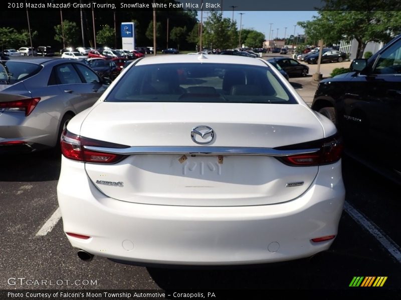 Snowflake White Pearl Mica / Black 2018 Mazda Mazda6 Grand Touring