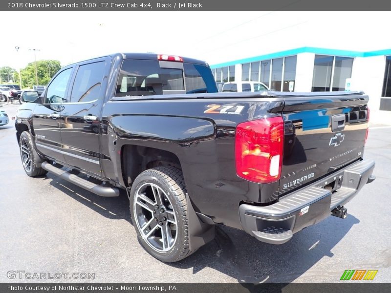 Black / Jet Black 2018 Chevrolet Silverado 1500 LTZ Crew Cab 4x4