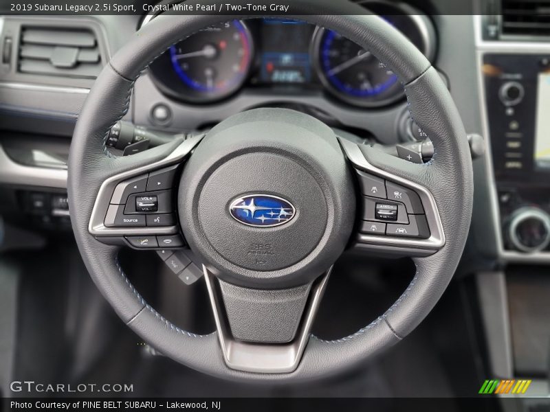 Crystal White Pearl / Two-Tone Gray 2019 Subaru Legacy 2.5i Sport