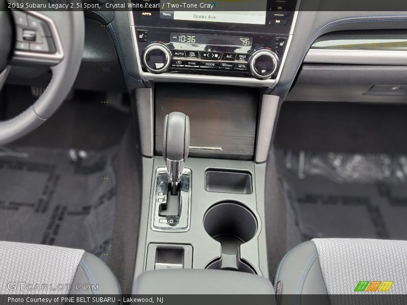 Crystal White Pearl / Two-Tone Gray 2019 Subaru Legacy 2.5i Sport