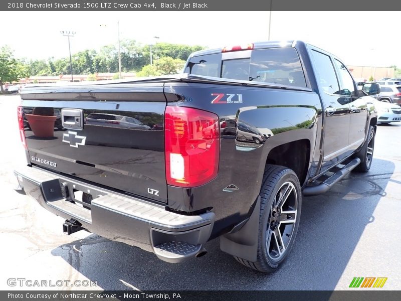 Black / Jet Black 2018 Chevrolet Silverado 1500 LTZ Crew Cab 4x4