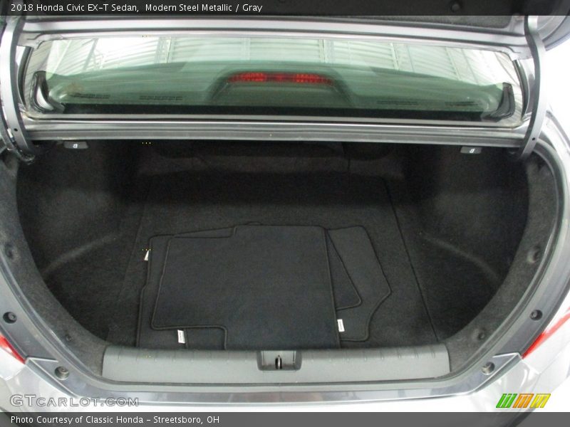 Modern Steel Metallic / Gray 2018 Honda Civic EX-T Sedan