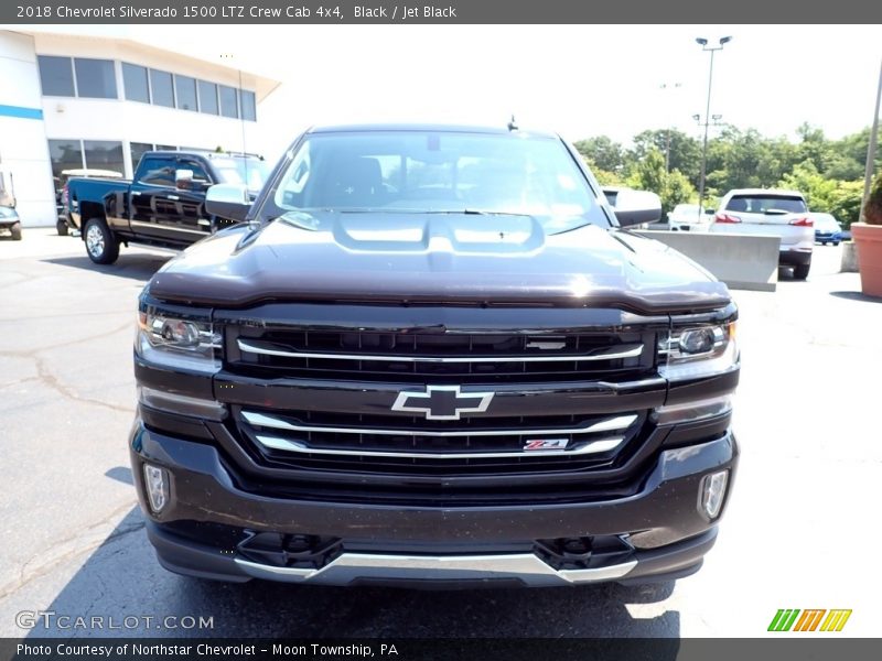 Black / Jet Black 2018 Chevrolet Silverado 1500 LTZ Crew Cab 4x4