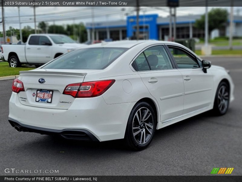 Crystal White Pearl / Two-Tone Gray 2019 Subaru Legacy 2.5i Sport