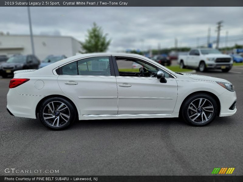 Crystal White Pearl / Two-Tone Gray 2019 Subaru Legacy 2.5i Sport
