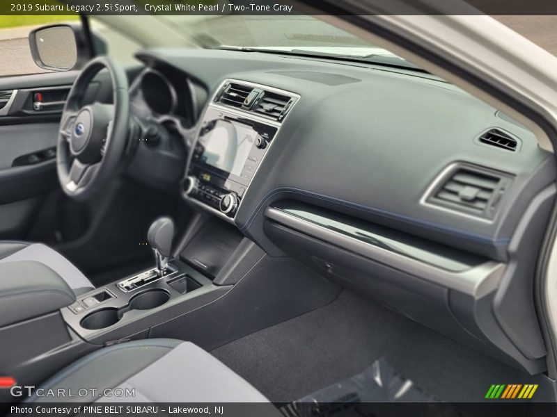 Crystal White Pearl / Two-Tone Gray 2019 Subaru Legacy 2.5i Sport