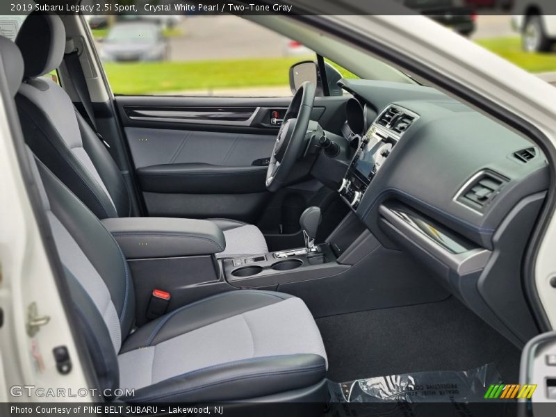 Crystal White Pearl / Two-Tone Gray 2019 Subaru Legacy 2.5i Sport