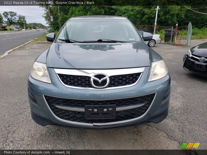 Dolphin Gray Mica / Black 2012 Mazda CX-9 Touring AWD