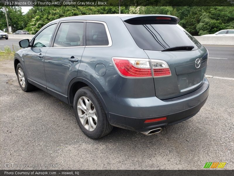 Dolphin Gray Mica / Black 2012 Mazda CX-9 Touring AWD