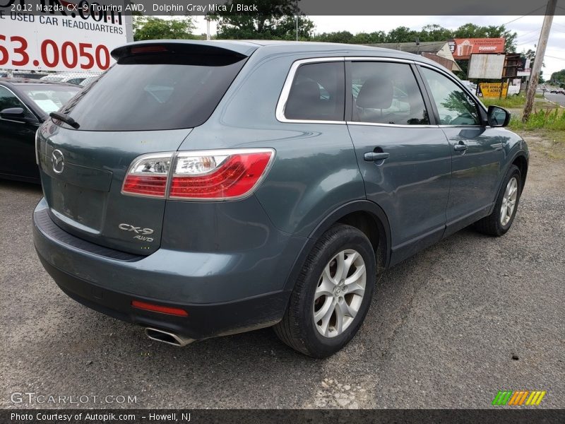 Dolphin Gray Mica / Black 2012 Mazda CX-9 Touring AWD