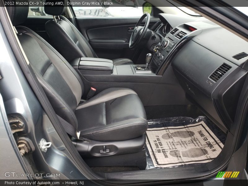 Dolphin Gray Mica / Black 2012 Mazda CX-9 Touring AWD