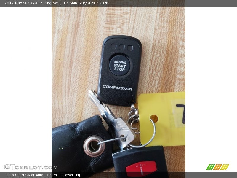 Dolphin Gray Mica / Black 2012 Mazda CX-9 Touring AWD
