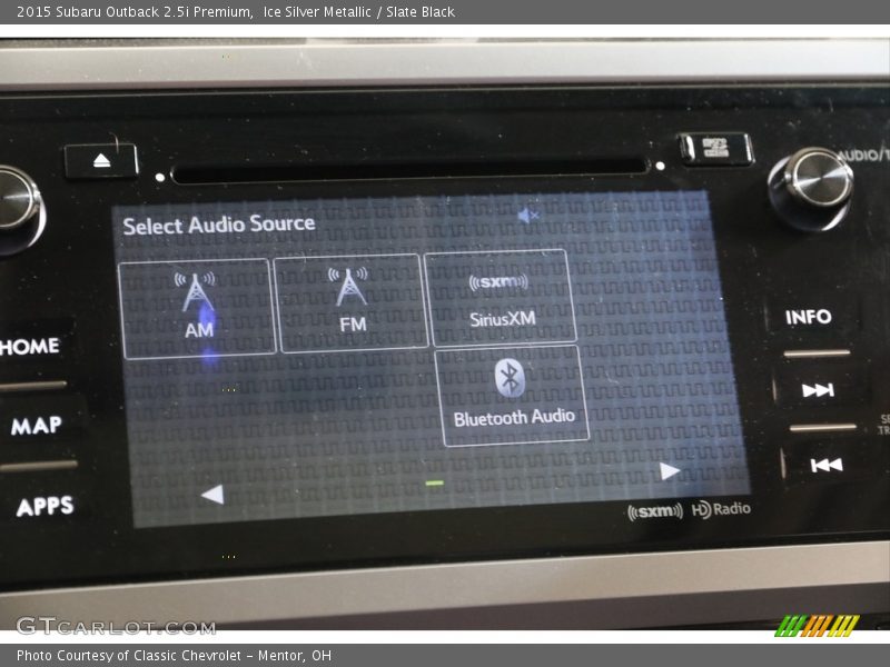 Ice Silver Metallic / Slate Black 2015 Subaru Outback 2.5i Premium