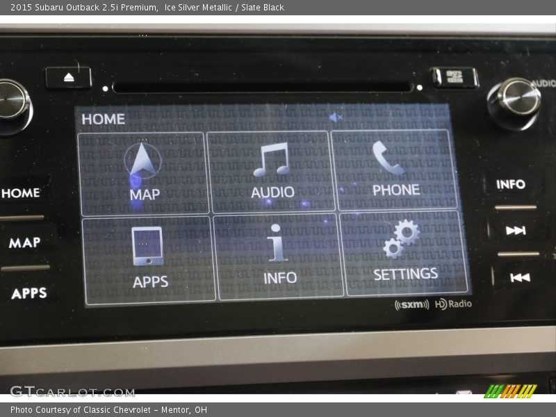 Controls of 2015 Outback 2.5i Premium