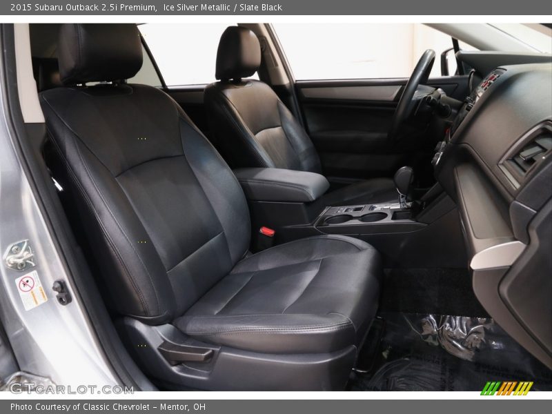 Front Seat of 2015 Outback 2.5i Premium