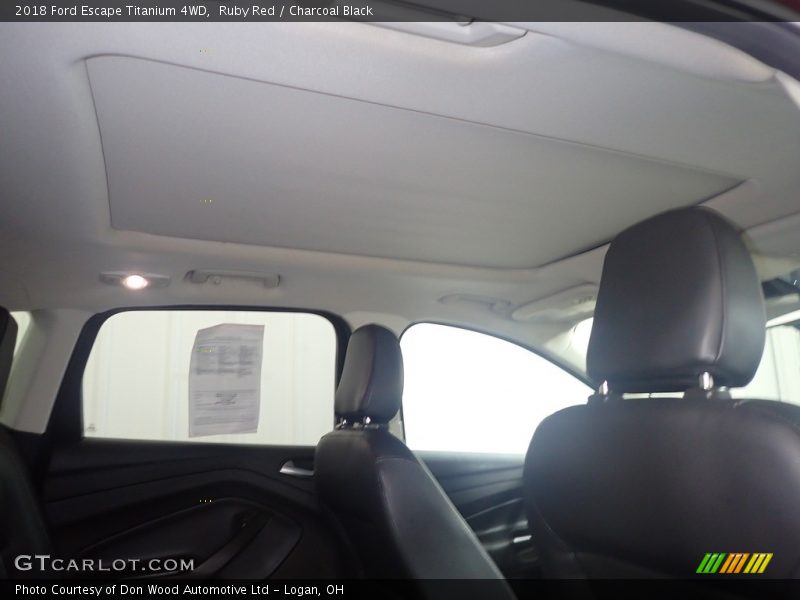 Ruby Red / Charcoal Black 2018 Ford Escape Titanium 4WD