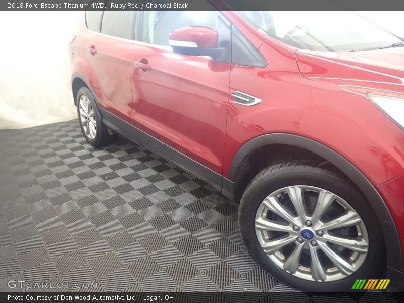Ruby Red / Charcoal Black 2018 Ford Escape Titanium 4WD