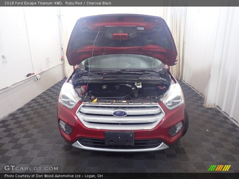 Ruby Red / Charcoal Black 2018 Ford Escape Titanium 4WD