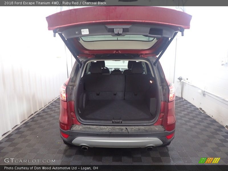 Ruby Red / Charcoal Black 2018 Ford Escape Titanium 4WD
