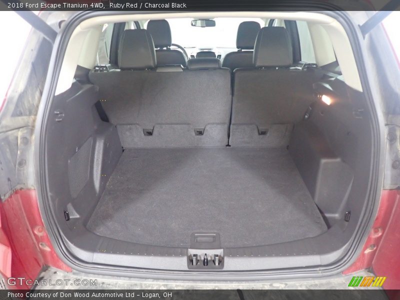 Ruby Red / Charcoal Black 2018 Ford Escape Titanium 4WD