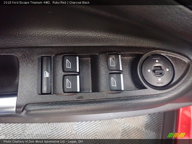 Ruby Red / Charcoal Black 2018 Ford Escape Titanium 4WD
