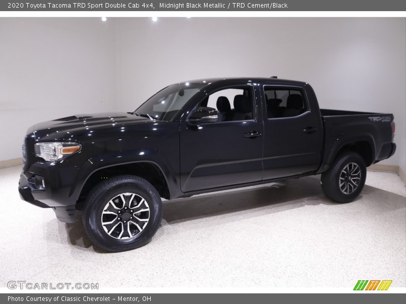 Midnight Black Metallic / TRD Cement/Black 2020 Toyota Tacoma TRD Sport Double Cab 4x4