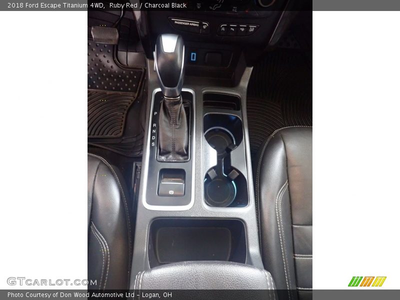 Ruby Red / Charcoal Black 2018 Ford Escape Titanium 4WD