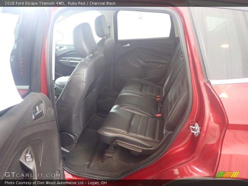 Ruby Red / Charcoal Black 2018 Ford Escape Titanium 4WD