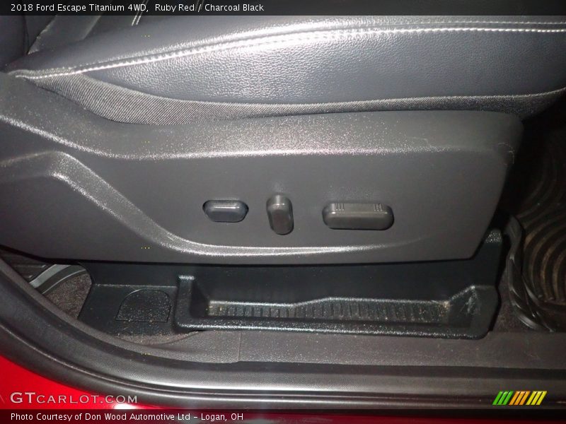 Ruby Red / Charcoal Black 2018 Ford Escape Titanium 4WD