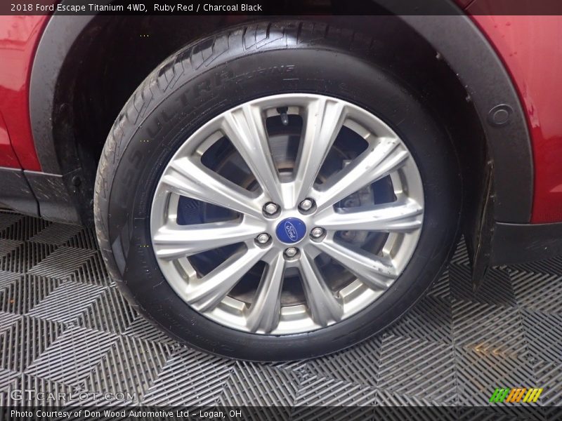Ruby Red / Charcoal Black 2018 Ford Escape Titanium 4WD