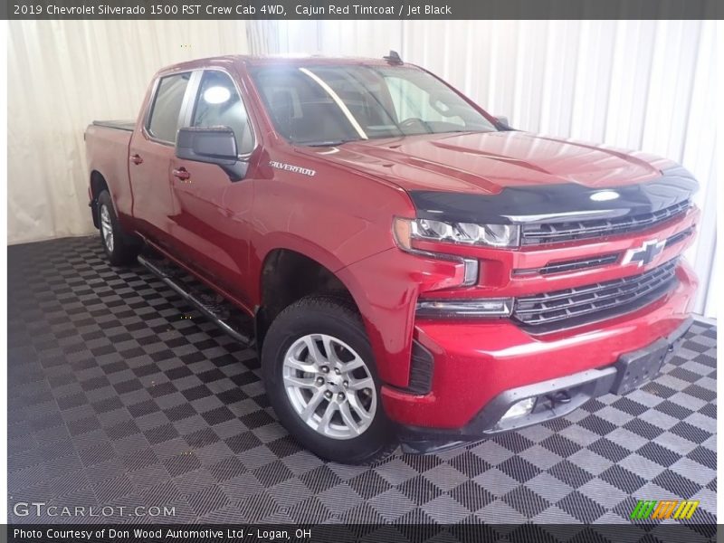 Cajun Red Tintcoat / Jet Black 2019 Chevrolet Silverado 1500 RST Crew Cab 4WD