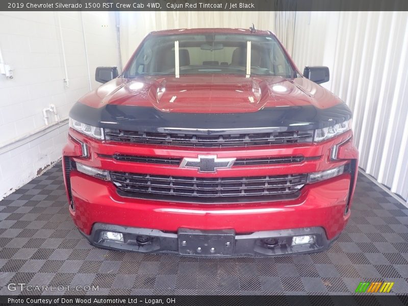 Cajun Red Tintcoat / Jet Black 2019 Chevrolet Silverado 1500 RST Crew Cab 4WD