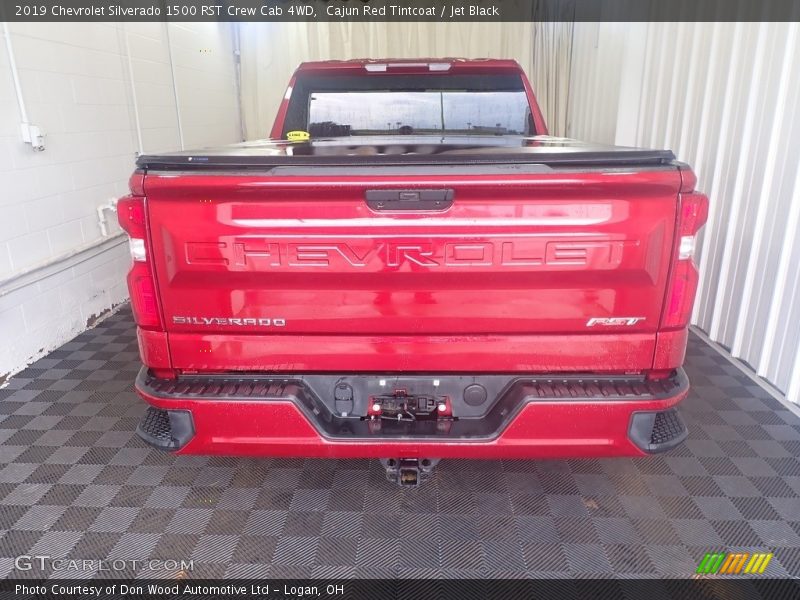 Cajun Red Tintcoat / Jet Black 2019 Chevrolet Silverado 1500 RST Crew Cab 4WD