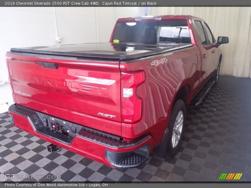 Cajun Red Tintcoat / Jet Black 2019 Chevrolet Silverado 1500 RST Crew Cab 4WD
