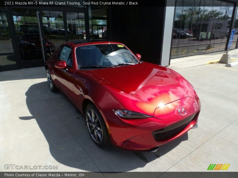 Soul Red Crystal Metallic / Black 2021 Mazda MX-5 Miata RF Grand Touring