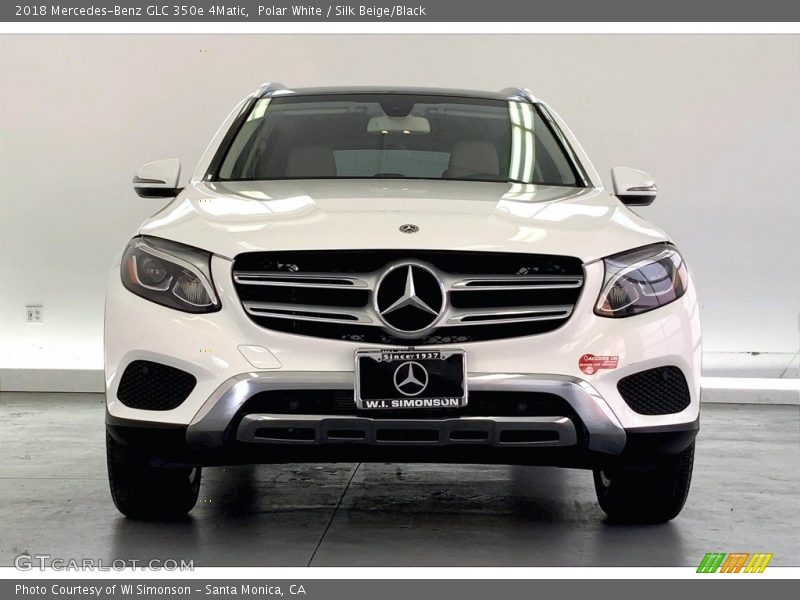 Polar White / Silk Beige/Black 2018 Mercedes-Benz GLC 350e 4Matic