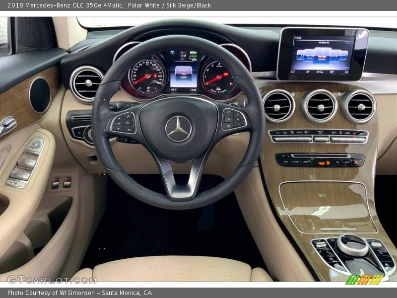 Polar White / Silk Beige/Black 2018 Mercedes-Benz GLC 350e 4Matic