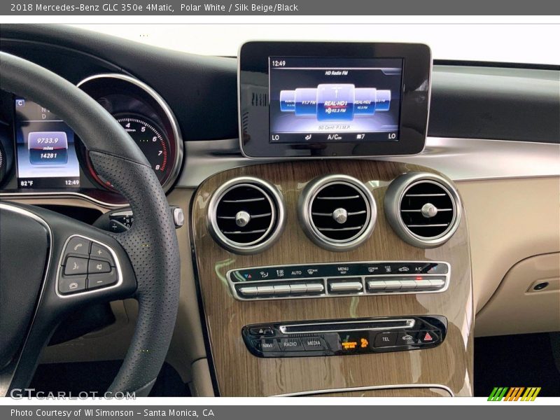 Polar White / Silk Beige/Black 2018 Mercedes-Benz GLC 350e 4Matic