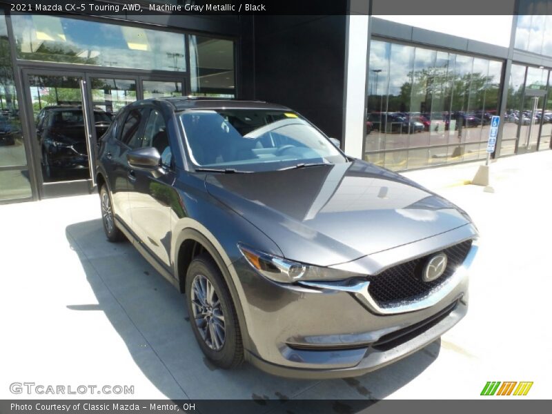 Machine Gray Metallic / Black 2021 Mazda CX-5 Touring AWD