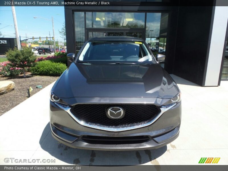 Machine Gray Metallic / Black 2021 Mazda CX-5 Touring AWD