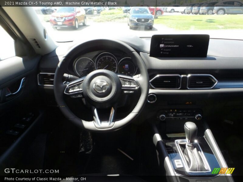Machine Gray Metallic / Black 2021 Mazda CX-5 Touring AWD